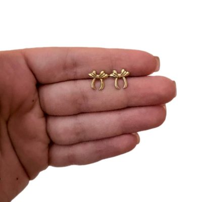 گوشواره میخی پاپیون