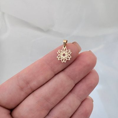 پلاک مینیمال گل