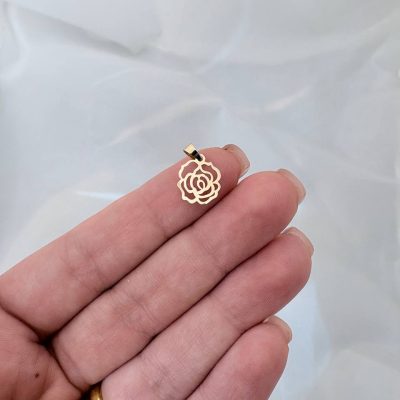 پلاک مینیمال گل رز