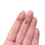 گوشواره حلقه ای پروانه