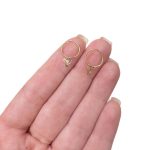 گوشواره حلقه ای پروانه