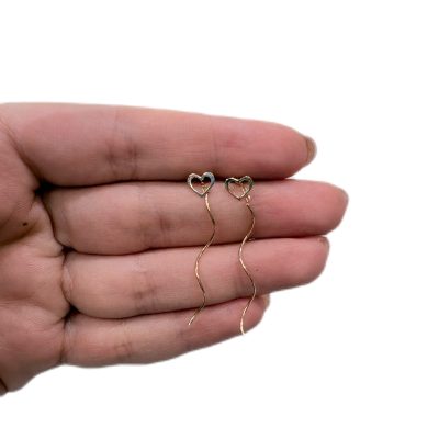 گوشواره کرلی قلب